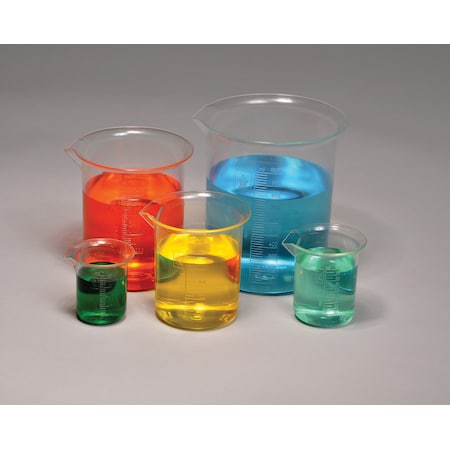 United Scientific Plastic Beaker Set Of 5, Pmp BMSET5